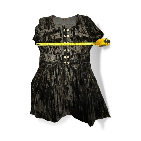 F r e e People Black Velvet Military Jacket | Top - Picture 7 of 8